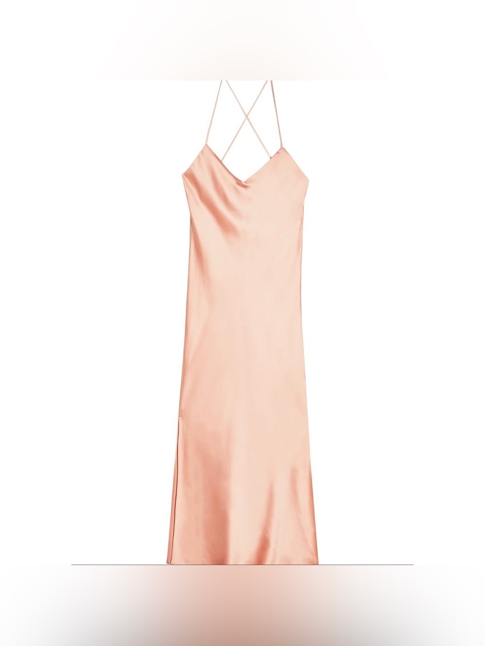 NWT TOPSHOP COWL NECK SATIN SLIP DRESS